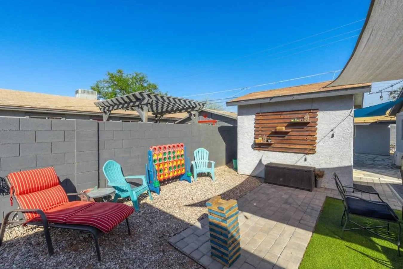 Nyaraló Central Phoenix Casita With Beautiful Patio - Unit B